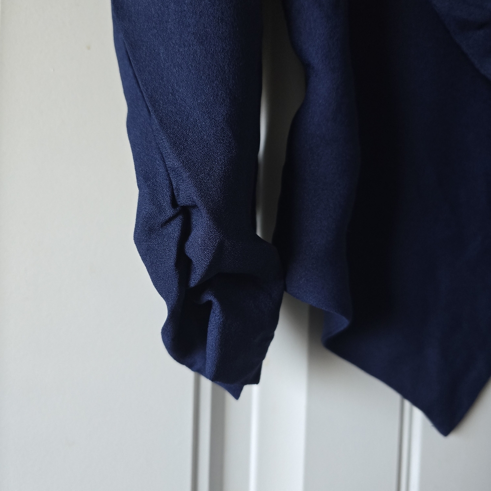 NWT Iris Navy Open-Front Blazer - Picture 8 of 10